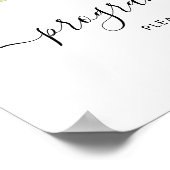 Poster Panneau de programmes de verdure, veuillez en pren (Coin)