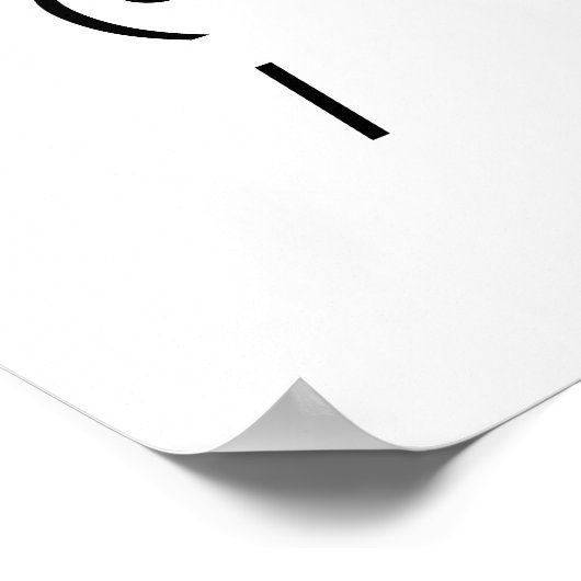 Poster Panneau de protestation Bunny / Art texte ASCII pe (Coin)