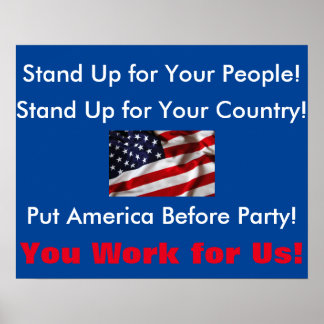 Poster Panneau de protestation de la mairie