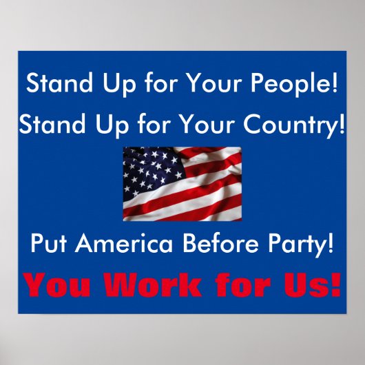 Poster Panneau de protestation de la mairie (Devant)