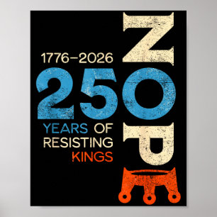 Poster Panneau de protestation de la Marche sans rois 202