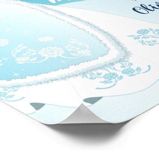 Poster Panneau de réception de la reine de neige (Coin)