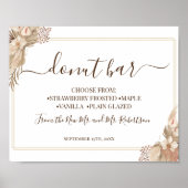 Poster Panneau de réception de mariage pour table de sucr (Devant)