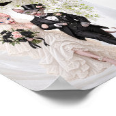Poster Panneau de réception de mariage Sphynx (Coin)