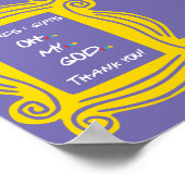 Poster Panneau de remerciement de mariage avec thème FRIE (Coin)