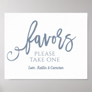 Poster Panneau de Remerciements de Mariage "Prenez-en un"