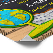 Poster Panneau de remplissage pour le premier jour de mat (Coin)