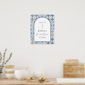 Poster Panneau de Rentrée de Mariage Arch Amalfi Méditerr (Cuisine)