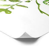 Poster Panneau de répétition Blue Hydrangeas (Coin)