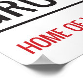 Poster Panneau de rue Boleyn Ground Stadium (Coin)