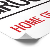 Poster Panneau de rue Manor Ground Stadium (Coin)