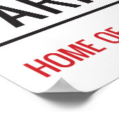 Poster Panneau de rue Sandy Park Stadium (Coin)