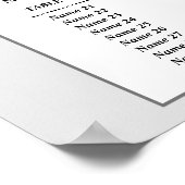 Poster Panneau de siège de la fête CASINO, carte de siège (Coin)