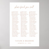 Poster Panneau de siège de la table de réception Panneau (Devant)