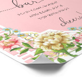 Poster Panneau de signalisation de bar à mimosa pour baby (Coin)