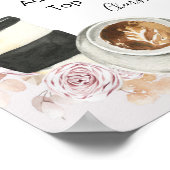 Poster Panneau de signalisation de bar à Mimosa pour la d (Coin)