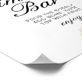 Poster panneau de signalisation de bar à mimosa pour la d (Coin)