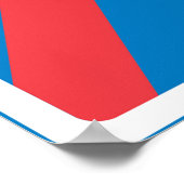 Poster Panneau de signalisation de fin d'autoroute (Coin)