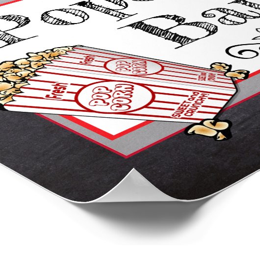 Poster Panneau de signalisation de mariage ou de fête pré (Coin)