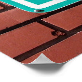 Poster panneau de signalisation de mille (Coin)