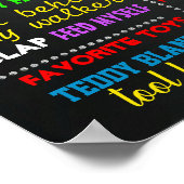 Poster Panneau de signalisation de première année Space (Coin)