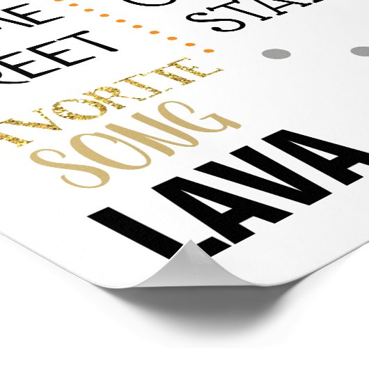 Poster Panneau de signalisation Lions Wild One Birthday P (Coin)