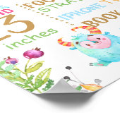 Poster Panneau de signalisation Little Monster First Birt (Coin)