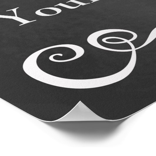 Poster Panneau de signalisation Mariage Social Media Hash (Coin)