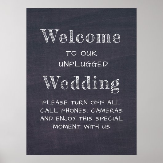 Poster Panneau de signalisation noir et blanc Mariage déb (Devant)