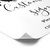 Poster Panneau de signalisation personnalisé Halloween no (Coin)