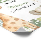 Poster Panneau de signalisation pour le premier anniversa (Coin)