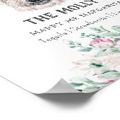 Poster Panneau de signature de chien de Cairn Terrier (Coin)