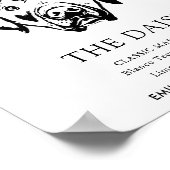 Poster Panneau de signature Mariage de chien du Labrador  (Coin)