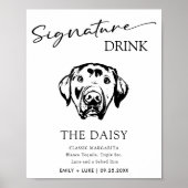 Poster Panneau de signature Mariage de chien du Labrador  (Devant)