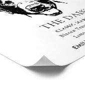 Poster Panneau de signature Mariage de chien Labrador (Coin)