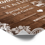 Poster Panneau de station de nettoyage de chaîne de tourn (Coin)