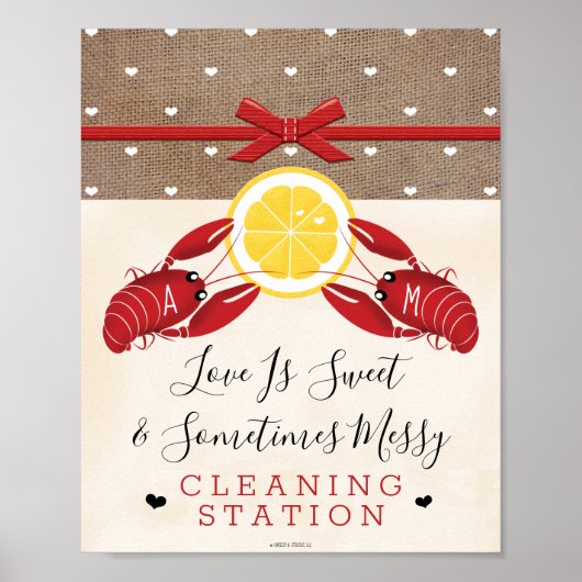 Poster Panneau de station de nettoyage pour bouillon de é (Devant)