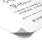 Poster Panneau de station de selfie au eucalyptus minimal (Coin)