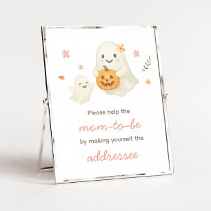 Poster Panneau de station d'enveloppe Little Boo Hallowee