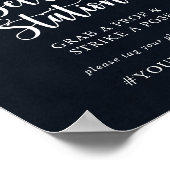 Poster Panneau de station Selfie Rustique (Coin)