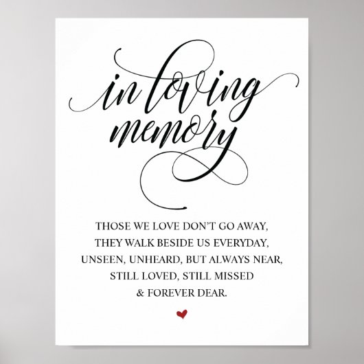 Poster Panneau de table commémoratif de mariage rustique (Devant)