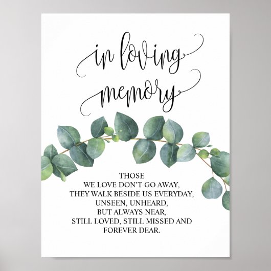 Poster Panneau de table commémoratif de mariage v15 en so (Devant)
