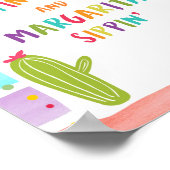 Poster Panneau de table de fête pour boire des margaritas (Coin)