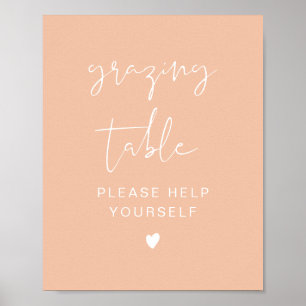 Poster Panneau de table de grazing LEAH Vibrant Pastel Pr