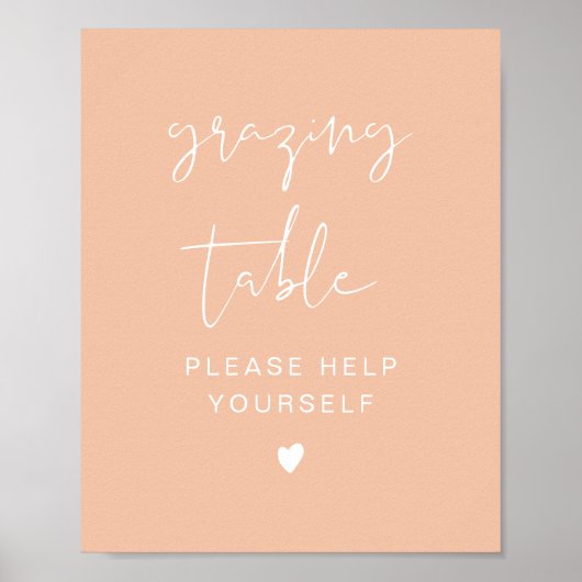 Poster Panneau de table de grazing LEAH Vibrant Pastel Pr (Devant)