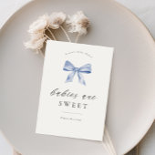 Poster Panneau de table dessert baby shower avec design a