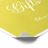 Poster Panneau de table Île Jaune Citron Ancienne Fortune (Coin)