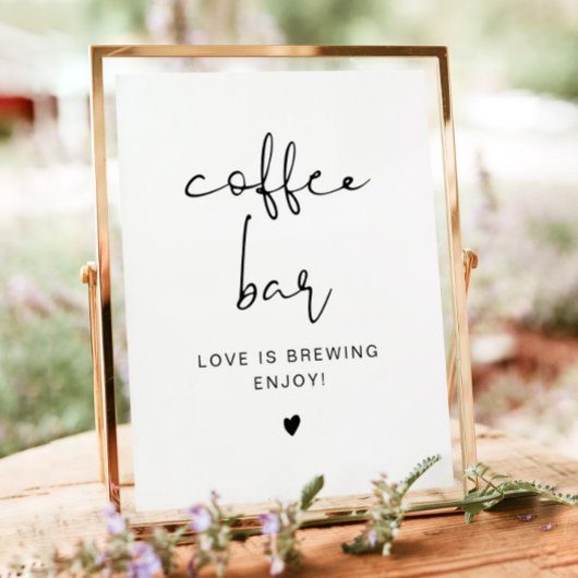 Poster Panneau de table minimaliste moderne ADELLA