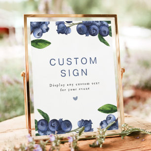 Poster Panneau de table personnalisé pour Baby Shower aux