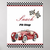 Poster Panneau de table pour 1er anniversaire Snack Pit S (Devant)